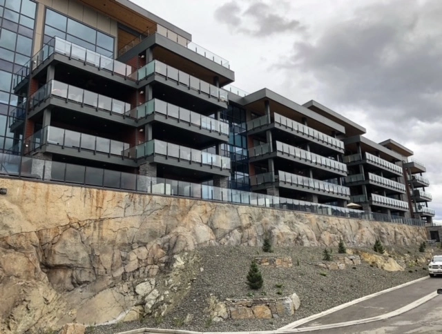 Retaining Wall in Canada by Trent Hutton from Wave Stone